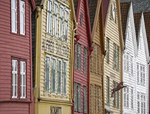 Bergen Norway Drucke: Bergen