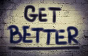 Economic Crisis Recovery Drucke: Get Better Concept