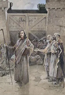 Historical Biblical Scenes Drucke: Biblical scene, John and the Galileans