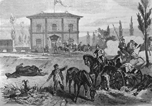 Horse Drawn Carriage Image Drucke: After the Bibonar in Conrelles