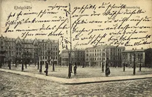 Eastern European History Images Drucke: Bismarckring in Konigshutte
