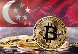 Bitcoin Symbolic Picture Drucke: Bitcoin with Philippine flag in the background