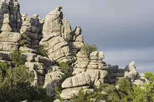 El Torcal Nature Reserve Spain Drucke: Bizarre limestone rock formations