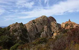 Capo Rosso Corsica Drucke: Bizarre rock formations on Capo Rosso