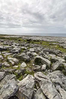 Bizarre Limestone Slabs Drucke: Bizarrely shaped limestone slabs