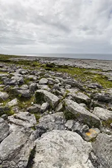 Bizarre Limestone Slabs Drucke: Bizarrely shaped limestone slabs
