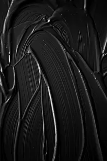 Wandmalereien Drucke: Schwarze Creme-Textur-Hintergrund.