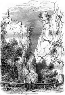 Empty European Landscapes Drucke: The black-forest and the valley of hell