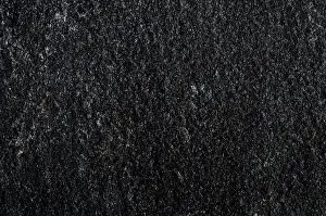 Deserted Granite Cliff Drucke: Black Granite