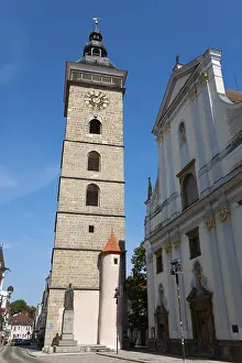 Central Europe City Center Image Drucke: Black Tower, Cerna vez