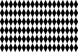 Bavarian Tradition Drucke: Black and white diamond pattern as background