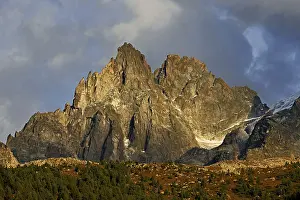 European Evening Atmosphere Drucke: Blanc massif in the evening light