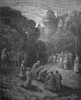 First Crusade Art Drucke: Blessing of the crusaders, First crusade