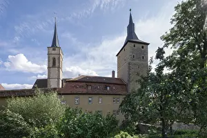 Uninhabited Religious Building Europe Drucke: Blick from the Wehrbach to the St