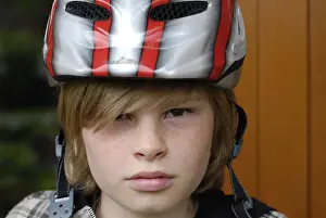 Schoolboy Portrait Drucke: Blond boy