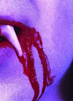 Blue And Red Color Scheme Drucke: Blood tooth