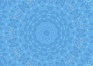 Abstract Blue Background Drucke: Blue abstract background with pattern of thin lines
