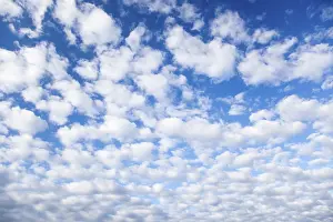 Blue Cloudy Sky Drucke: Blue, cloudy sky
