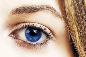 Caucasian Ethnicity Drucke: Blue eye