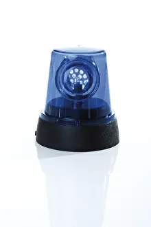 Flashing Blue Lights Drucke: Blue light