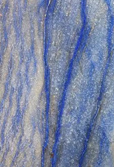 Textured Rock Formation Drucke: Blue marble structure, stone structure