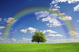 Prismatic Rainbow Colors Drucke: Blue Planet