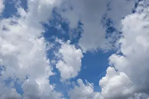 Blue Sky Clouds Drucke: Blue sky with clouds