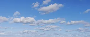 Blue Sky Germany Drucke: Blue sky with clouds, Germany