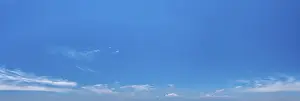 No People Background Image Drucke: Blue sky with rare clouds