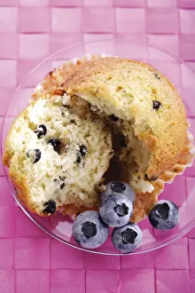 European Blueberry Drucke: Blueberry muffin
