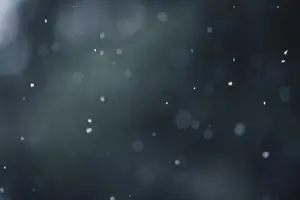 Lower Austria Winter Drucke: Blurred background with snowflakes