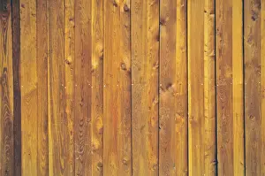 Wooden Board Wall Drucke: Board wall of a shed
