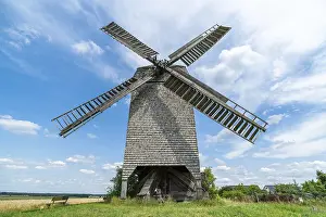 Brandenburg State Landscapes Drucke: Bockwindmuhle in Ketzur