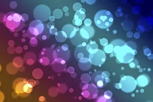 Blurred Background Image Drucke: Bokeh with gradient background