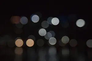Bokeh Effect Images Drucke: Bokeh at night