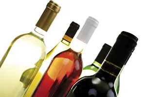 Wine Bottle Photography Drucke: Bottles of wine