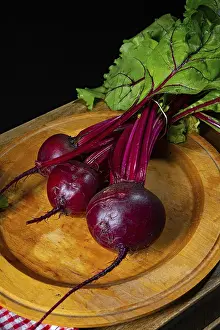 Root Vegetable Images Drucke: Botwina, Rustic Young Beetroot