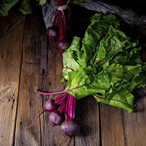 Beetroot Still Life Drucke: Botwina, Rustic Young Beetroot