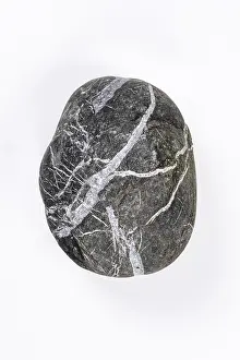 Bright Background Drucke: Boulder, stone, cropped, white background
