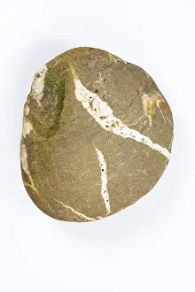 Rock Stone Drucke: Boulder, stone, cropped, white background