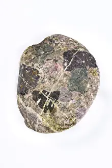 Cutout Image Drucke: Boulder, stone, cropped, white background