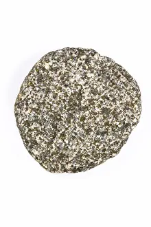 Bright Studio Light Drucke: Boulder, stone, cropped, white background