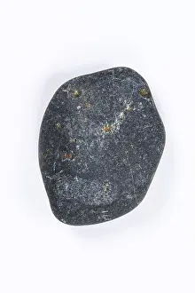 Studio Shot Rock Drucke: Boulder, stone, cropped, white background