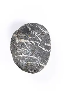 Cutout Image Drucke: Boulder, stone, cropped, white background
