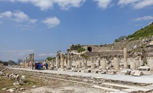 UNESCO World Heritage Site Ephesus Drucke: Bouleuterion or Odeon, also Odeion or Odeum