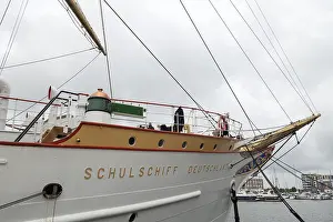 German Federal Republic Ships Drucke: Bow of the training ship, Germany
