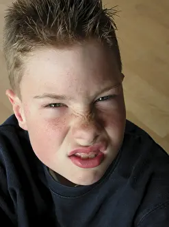 Angry Teenager Drucke: Boy is angery