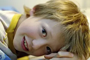 Happy Child Facial Expression Drucke: Boy smiling
