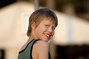 Child Portrait Drucke: Boy smiling