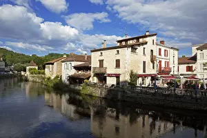 Western Europe Rivers Drucke: Brantome on the Dronne River